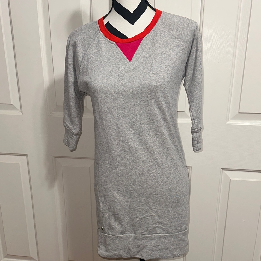 Lacoste Gray Tricot Dress